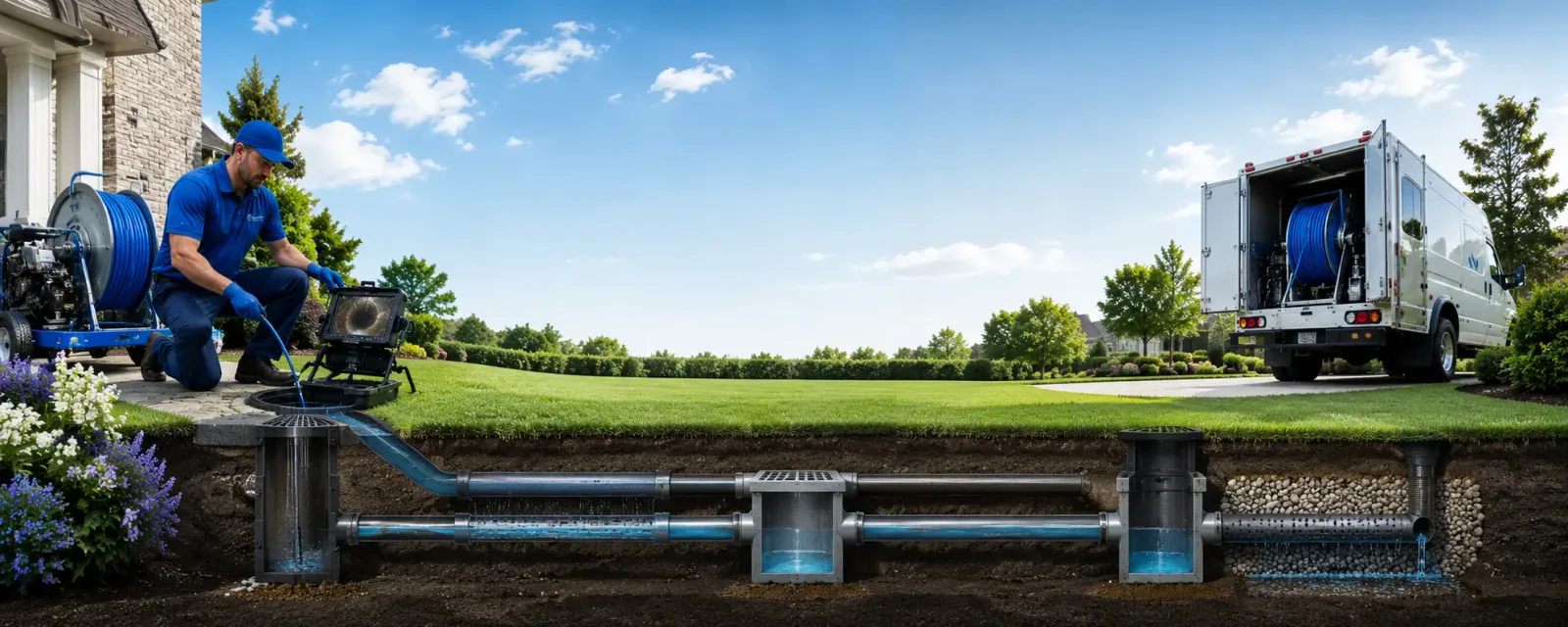 Outdoor drain cleaning information for Eddyville, IA